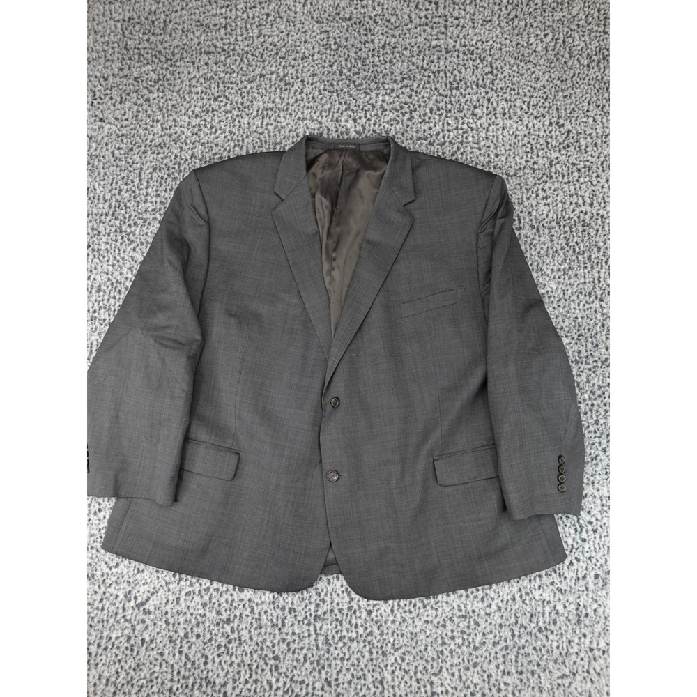 Lauren Ralph Lauren Blazer Mens 56R Grey Good 100% Wool 2-Button Sport Coat